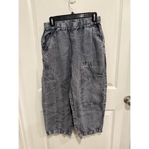 Beau Jours Art To Wear Pants Size Small Gray Lagenlook Artsy